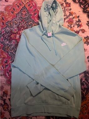Nike Men’s Mint Green Zip-Up Hoodie